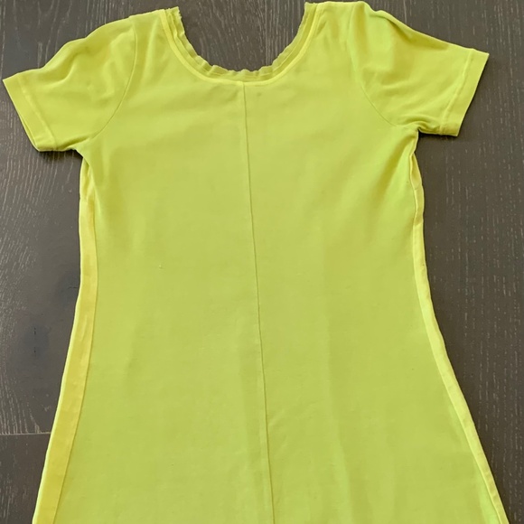 Summer Dress Lime Green A Line - Picture 7 of 8